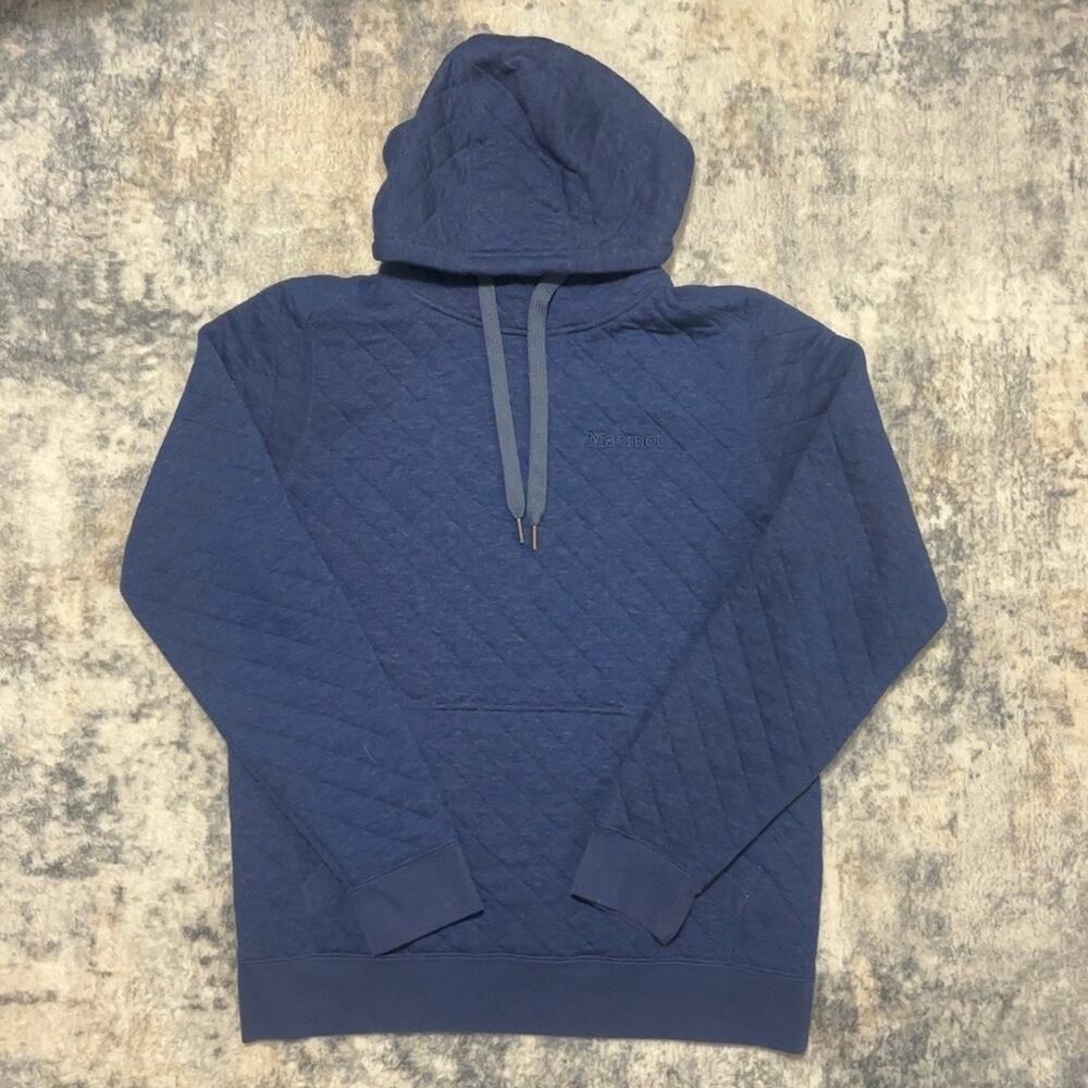 Marmot Blue Hoodie Size M